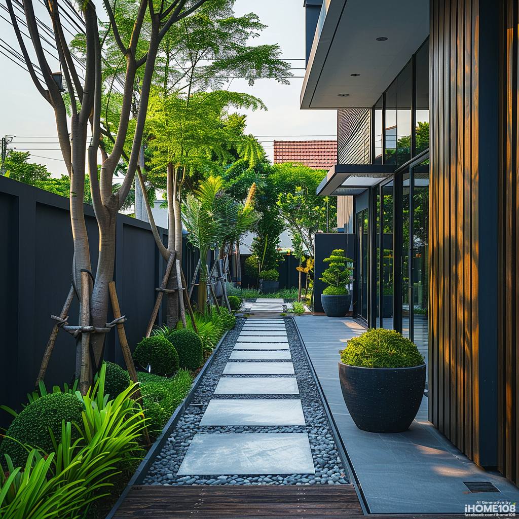 Thiết kế sân vườn hiện đại